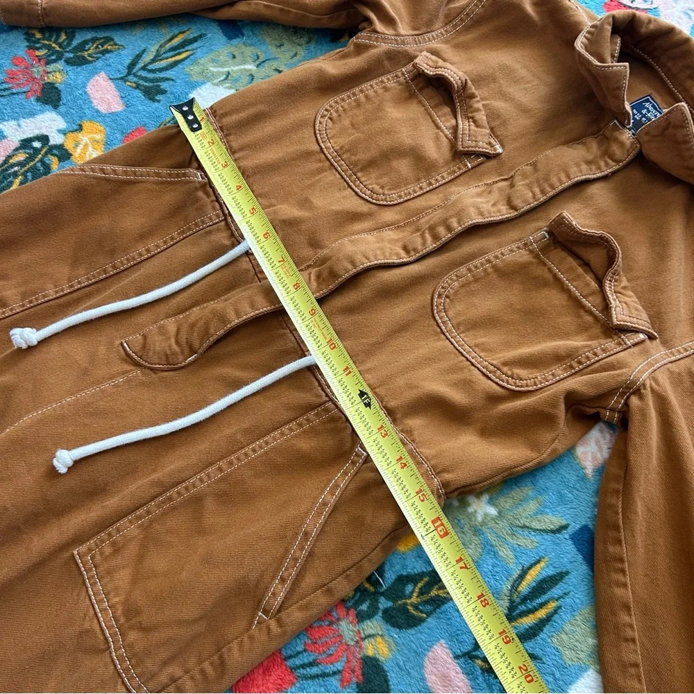 Abercrombie & Fitch utility jumpsuit in rust/brown - Picture 4 of 12